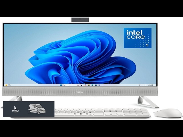 Dell 27" All in One Desktop FHD Intel Core 5 120U Windows 11 Home