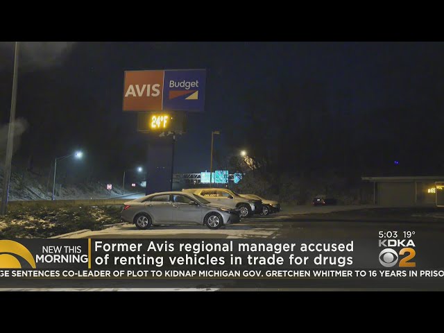 Former Avis regional manager accused of renting vehicles in trade for drugs