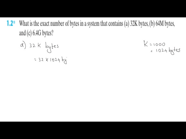 Digital Logic Basics: Memory Size Calculation (Problem 1.2) | Bytes, KB, MB, GB Explained