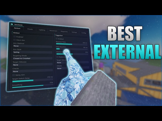 Using The New BEST Roblox Rivals CHEAT | Serotonin External & Config Showcase