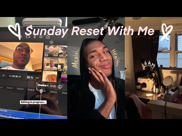 SUNDAY RESET WITH ME 🧺 | (6 A.M Morning’s, my Mental health, editing, and more) 🌷✨