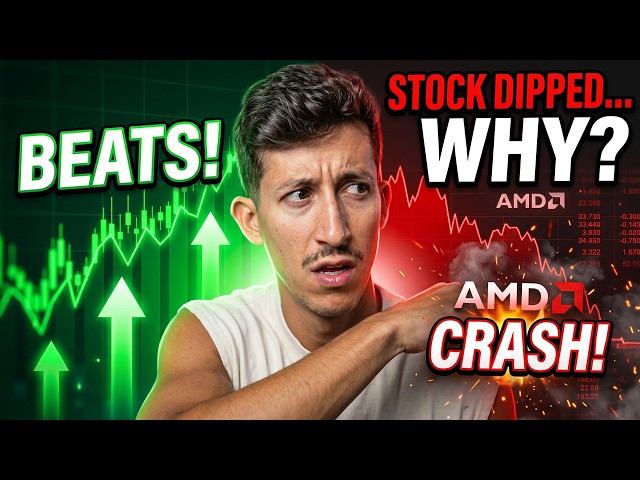 WHY DID $AMD CRASH AFTER GREAT EARNINGS?!?