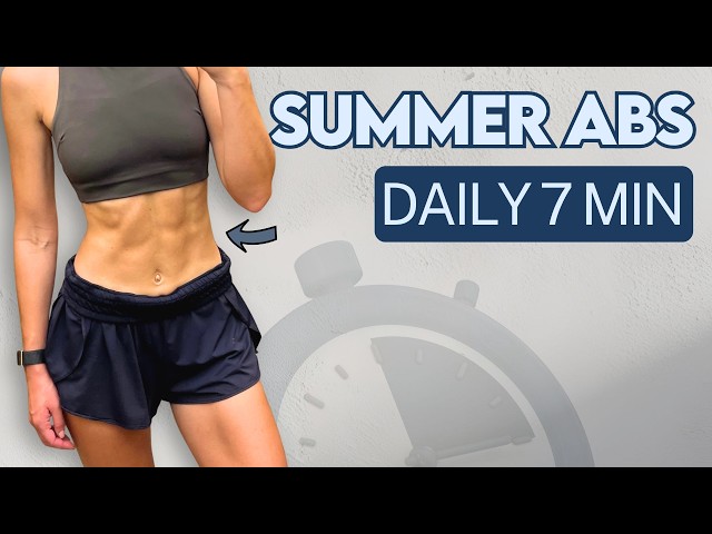 Quick 7 Minute Abs For A Defined Summer Core with Lilly Sabri