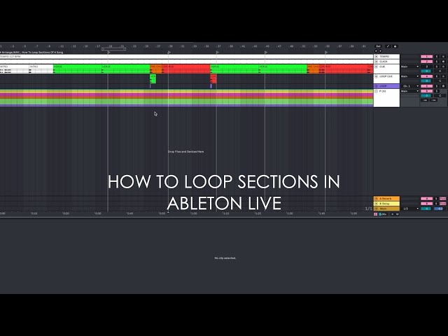 How To Loop Sections In Ableton Live