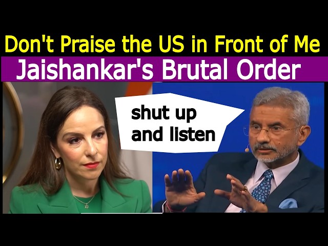 Se acabó la adulación estadounidense: la audaz crítica de Jaishankar a un periodista.