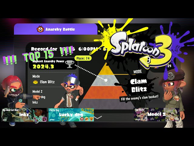 [Splatoon 3 Ranked] Faded Ink Practice (PART 1)