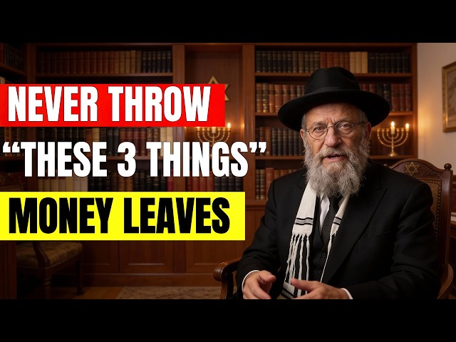 NEVER Throw Away These 3 Things: Rabbi's Warning (Money Leaves With Them)