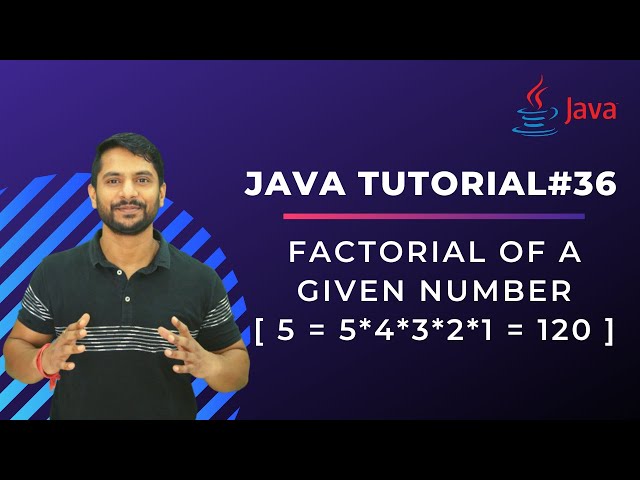 Java Program to Find Factorial of a Number - In Hindi