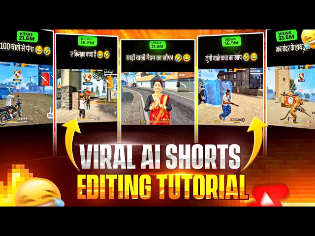 Free Fire Viral AI Shorts Editing Tutorial 😅🔥 Free Fire Shorts Editing Tutorial | YFYT