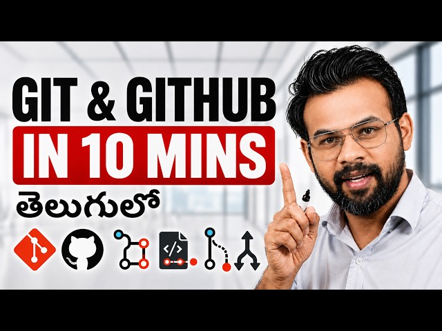 Git & GitHub Crash Course: Everything You Need in 10 Minutes