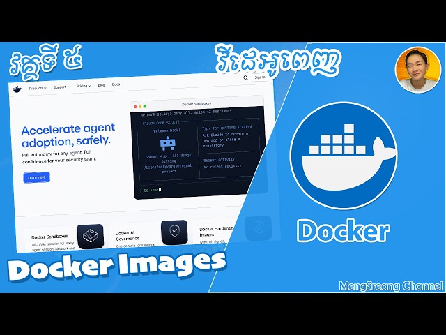 Docker Images - Docker Part 5 Full Video | MengSreang Channel