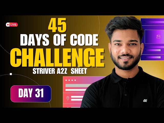 🔥 Day 31 of Solving 455 problems in 45 Days of Code | BIT MANIPULATION