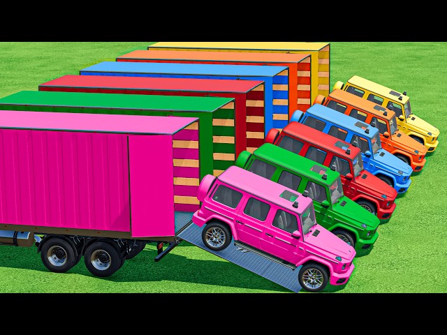 G Wagon Transport With GIANT Trucks In Fs22 | Farming Simulator 22