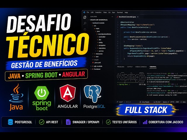 Desafio Técnico - Full Stack | Java +  Spring Boot + EJB + @Angular  + PostgreSQL