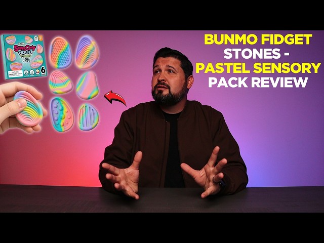 BUNMO Fidget Stones - Pastel Sensory Pack REVIEW