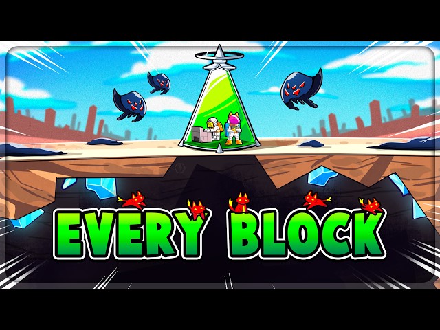 We used cats to mine EVERY block in Dome Keeper
