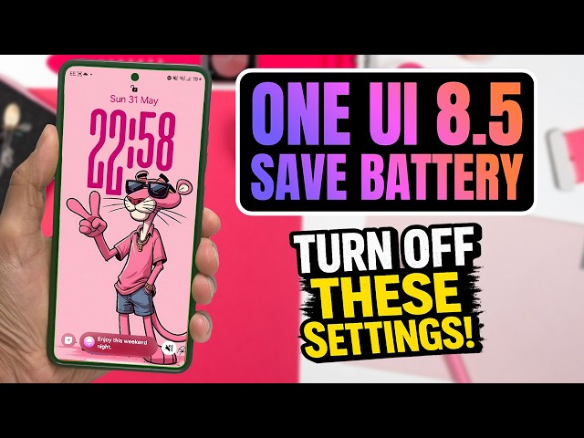 🔥 Samsung HIDES These Battery Settings! One UI 8 5 Battery Drain Fix
