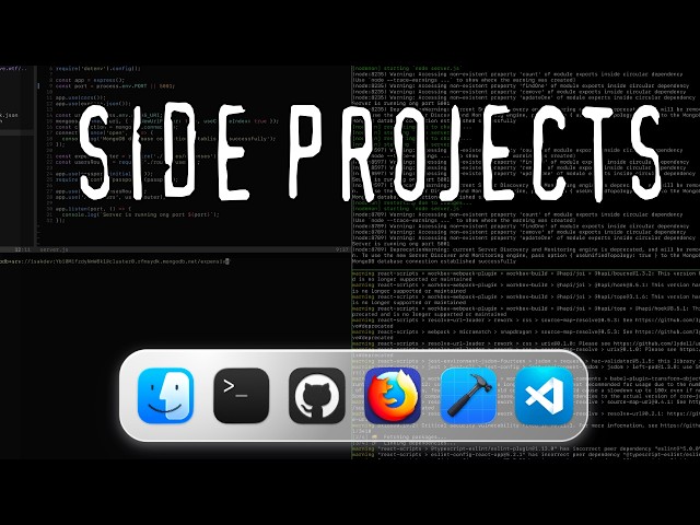 How I Build Programming Side Projects