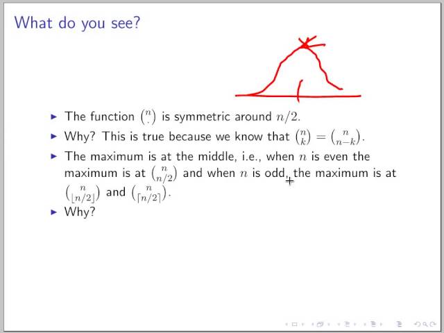 Binomial coefficients 2 (Part 1)