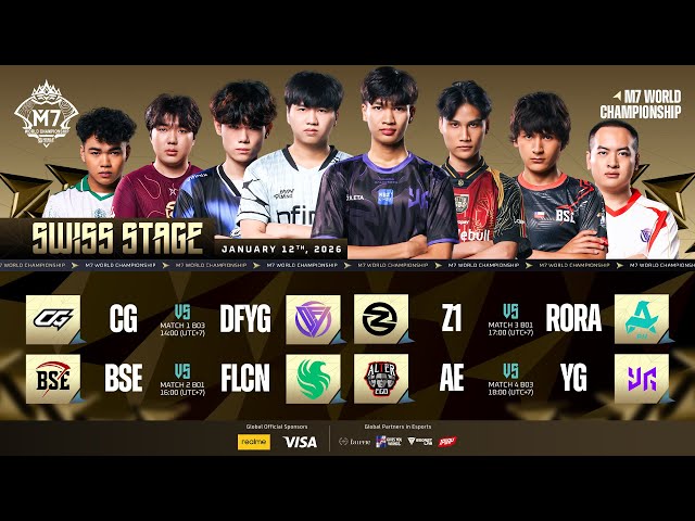 🔴 LIVE | SWISS STAGE DAY 3 | M7 World Championship | (ENG)