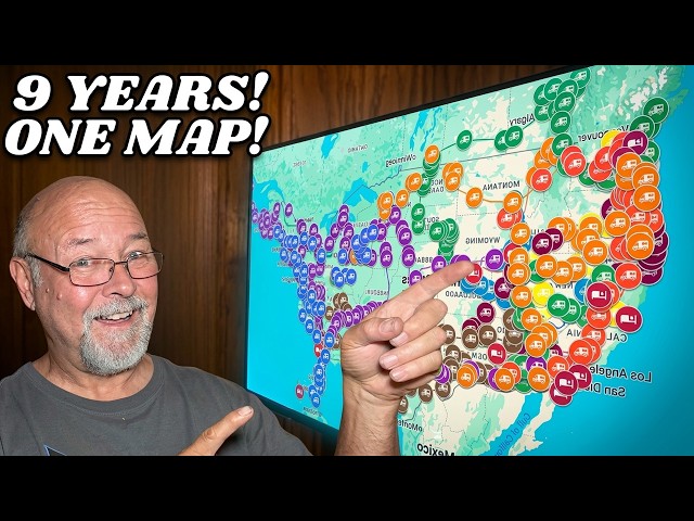 Consolidate Past Travel Maps into One Comprehensive Map