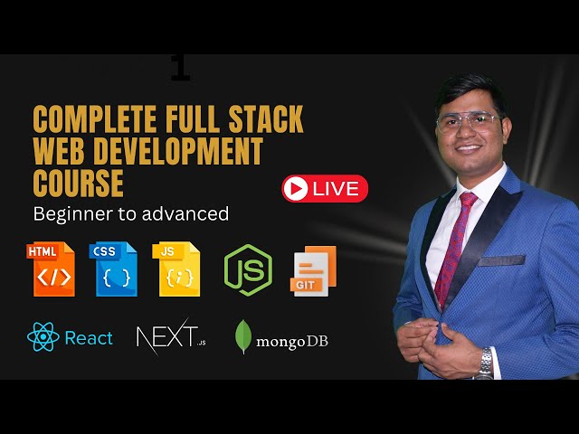live Full Stack Web Development Course |  MERN Stack | 1 month Free Classes