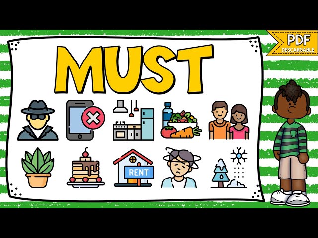 LECCIÓN 39: CÓMO USAR MUST EN INGLÉS | VERBO MODAL MUST | MODAL VERB MUST