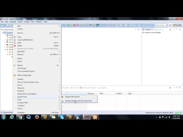 How to generate missing web xml file using eclipse