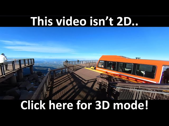 Exploring the new summit features on Pikes Peak in full 360 video!