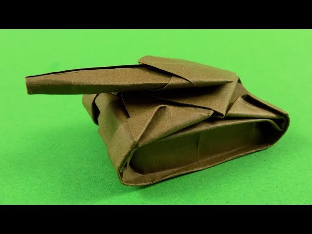 How to Make a Paper Tank. Origami tank