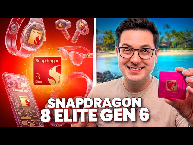 Snapdragon 8 Elite Gen 6! The FIRST chip in the WORLD to do THIS!