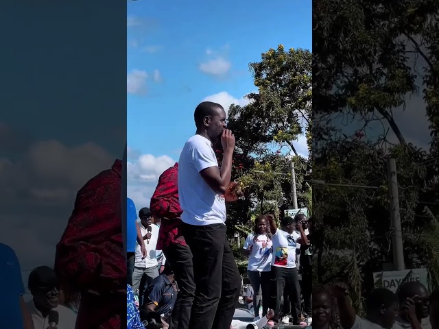 Sifuna enjoying some miraa during his Meru tour #rip #railaodinga #shorts #raila