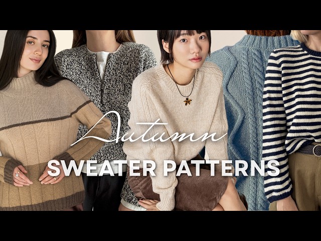 FALL Sweater Knitting Patterns 🍂 Elegant, Classy & Timeless.