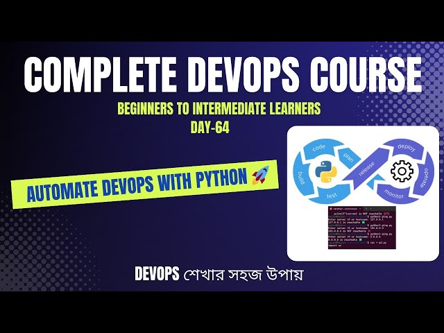 Day-64 | Python Automation & CLI Tools for DevOps | Automate Tasks Like a Pro (Hands-On Tutorial)