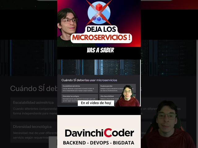 Why you DON'T need MICROSERVICES (and when you do)