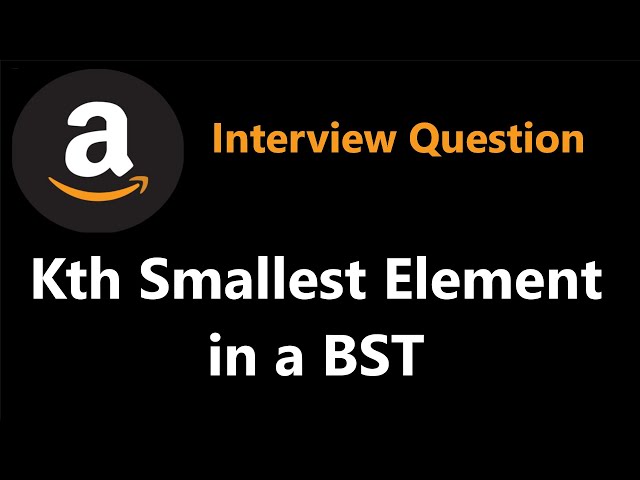 Kth Smallest Element in a BST - Leetcode 230 - Python