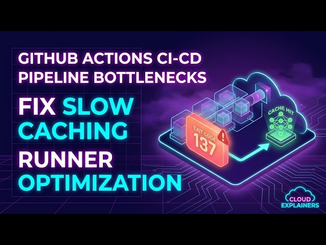 GitHub Actions CI CD Pipeline Bottlenecks: Optimizing Runner Caching