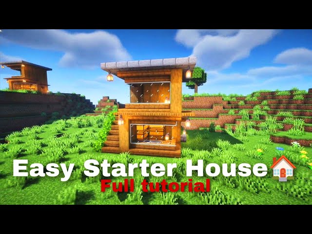 Easy Starter House🏠 [ Full tutorial ]