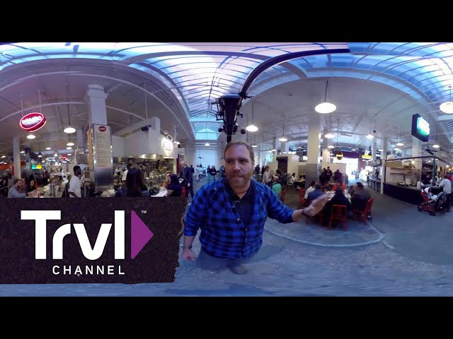 JOSH GATES 360: Tour of LA's Grand Central Market | Travel Channel