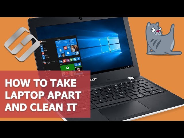 How to Take a Laptop Apart 💻 and Clean 🧹 It from Dust