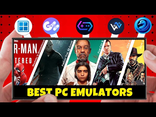 🤯 Top 5 Android Emulators That Run AAA PC Games Offline | Turn Your Phone Into a Gaming PC
