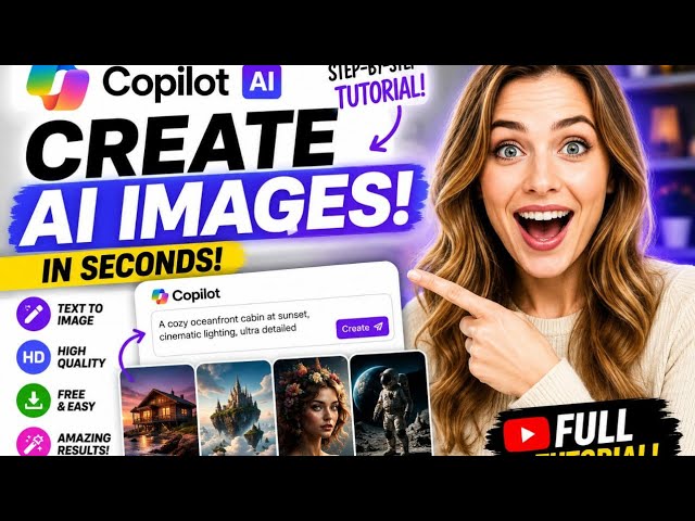 How to Create AI Images with Microsoft Copilot (Step-by-Step Tutorial)