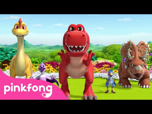 T-Rex Dance + more @PinkfongDinosaurs | Little Dino School [Ep 7-12] | Cartoon | Pinkfong Official