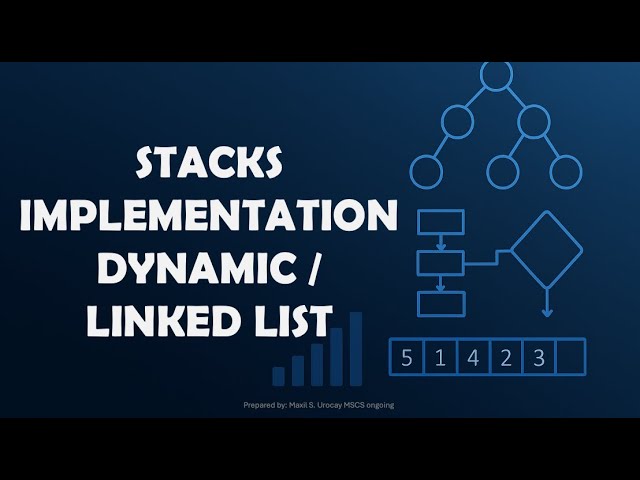 STACK DYNAMIC / LINKED LIST BASED IMPLEMENTATION