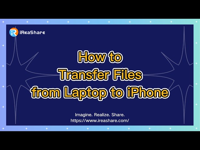 How to Transfer Files from Laptop to iPhone Easily