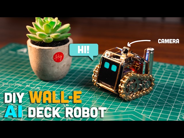 [Satisfying] Building a Tiny WALL-E Robot from Scratch