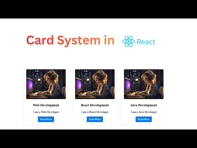 React JS Card System Explained | Build Reusable Card Component in Hindi