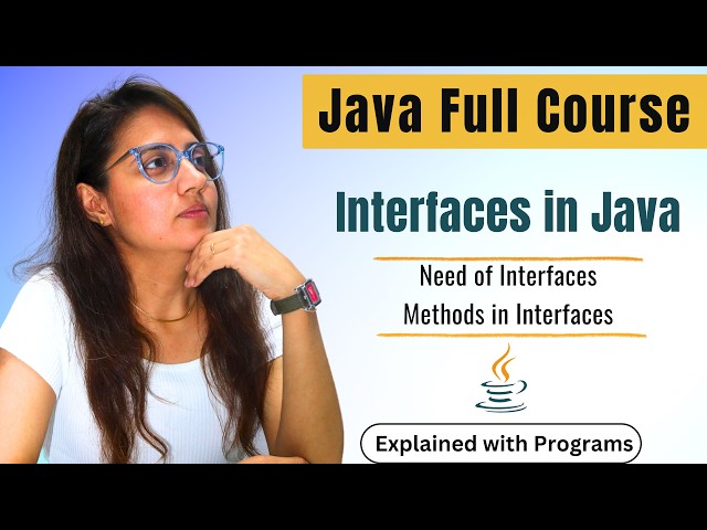 Interface in Java | JAVA Course for Beginners