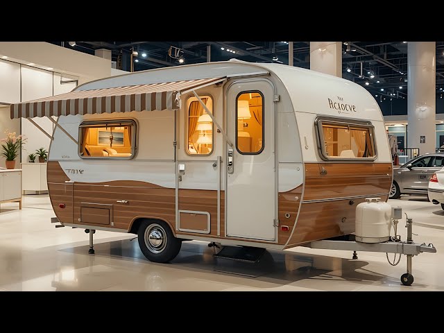 Vintage Luxury Camper Trailer Tour 2025 | Retro Design Meets Modern Elegance in Showroom