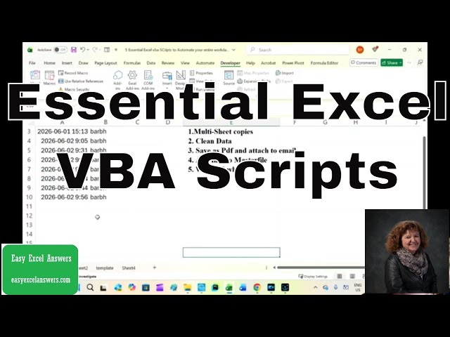 5 Essential Excel VBA Scripts to Automate Your Entire Workday